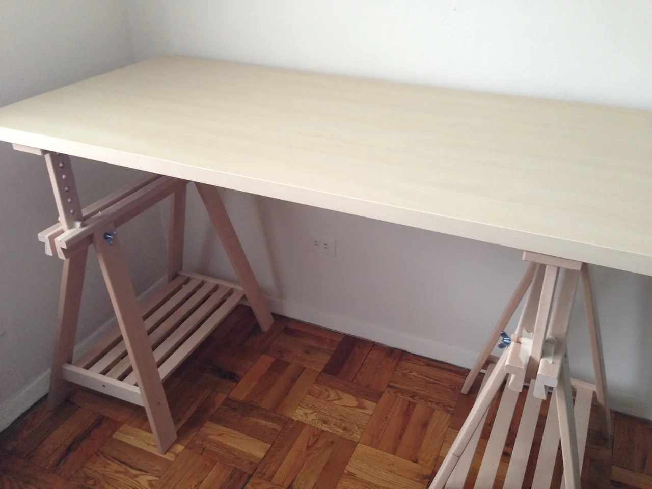I just built my first standing desk